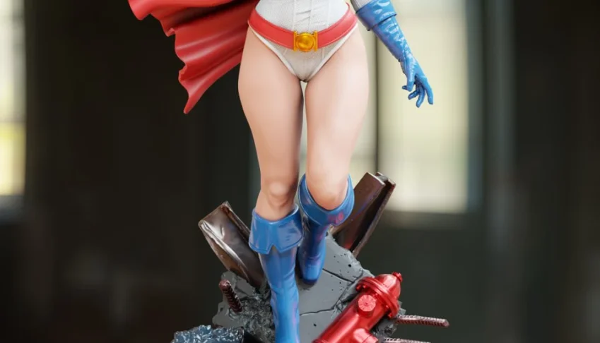 Power Girl stl 3d print - super girl