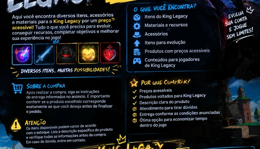 Items King Legacy (Ultra Barato🔥)