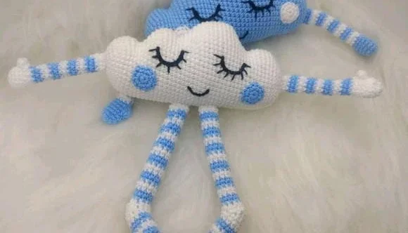 Amigurumi Nuvem de Crochê