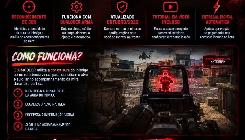 🎯 Aimcolor — Cod Warzone Atualizado Outubro/2026 Vitalicia