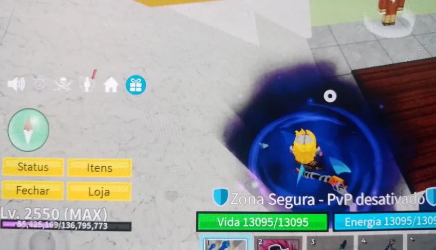 Conta de blox fruit level Max Soul guitar etc..