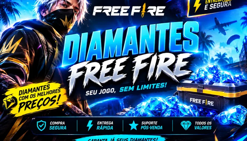 Diamantes Free Fire | Melhor Preço | Entrega Rápida