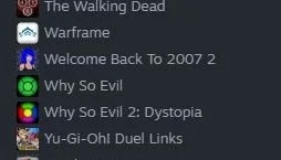 conta na steam com alguns jogos