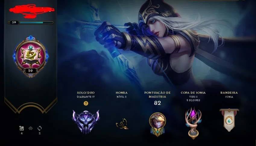 Conta Smurf S9 Diamante ADC