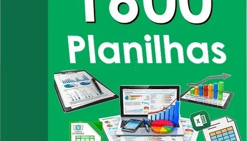 Pacote Com 1600 Planilhas Excel / Promoção Compre Já