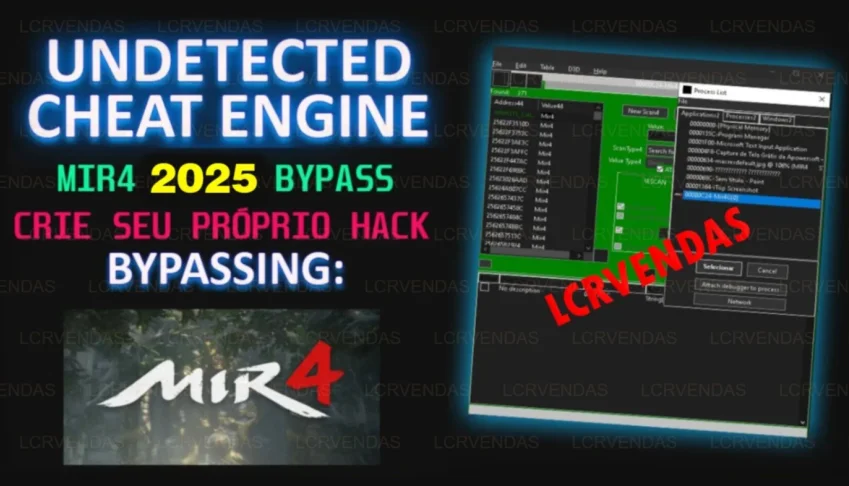 Cheat Engine Indetectado Para  Mir4 Global - Steam - 2026