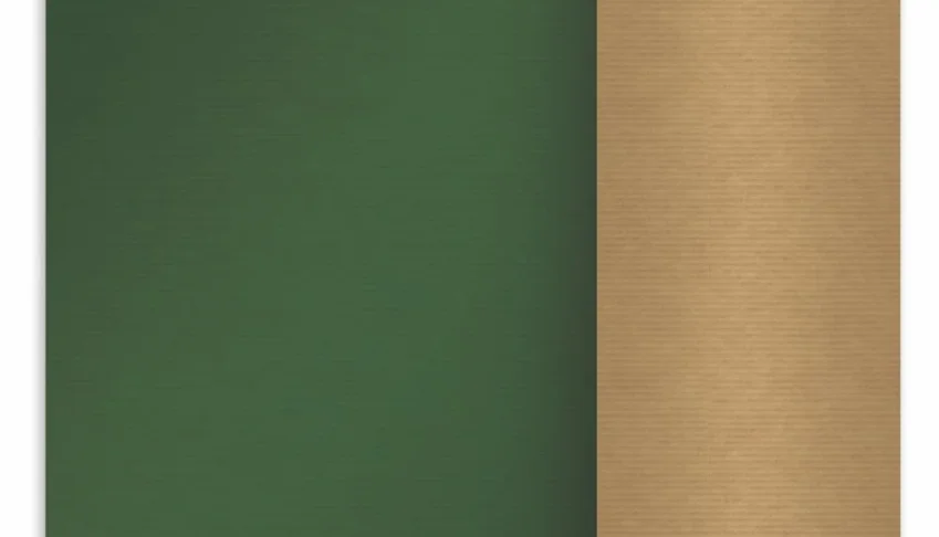 Papel Kraft com Ouro 59 x 80 cm - 50 Folhas
