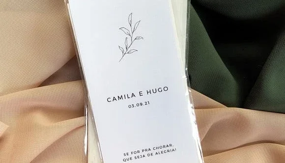 Lágrimas de Alegria Personalizadas — 50 Unidades