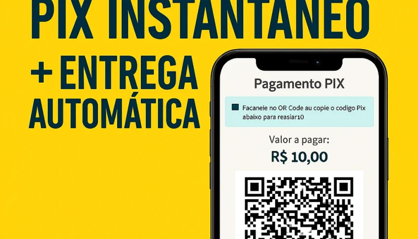 Script de Checkout com Pix e Entrega Automática de Produtos
