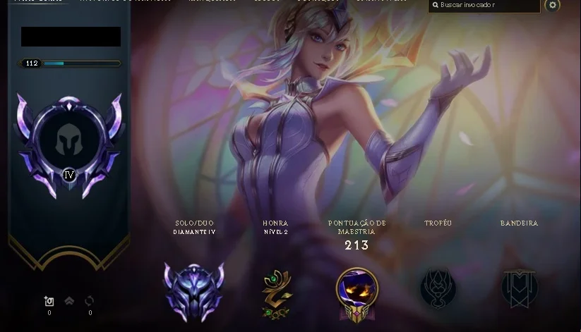 Conta LOL diamante 4