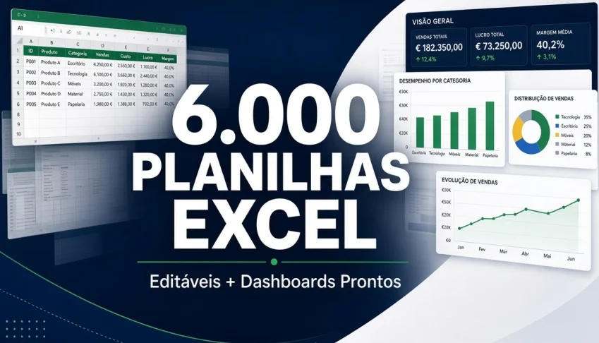6000 Mil Planilhas editaveis !