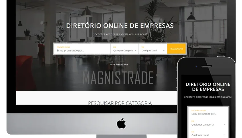 Guia Comercial Responsivo - Tema Wordpress