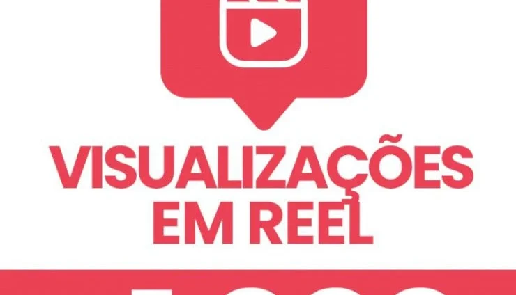 1000 Visualizações Reels Instagram - Entrega Imediata