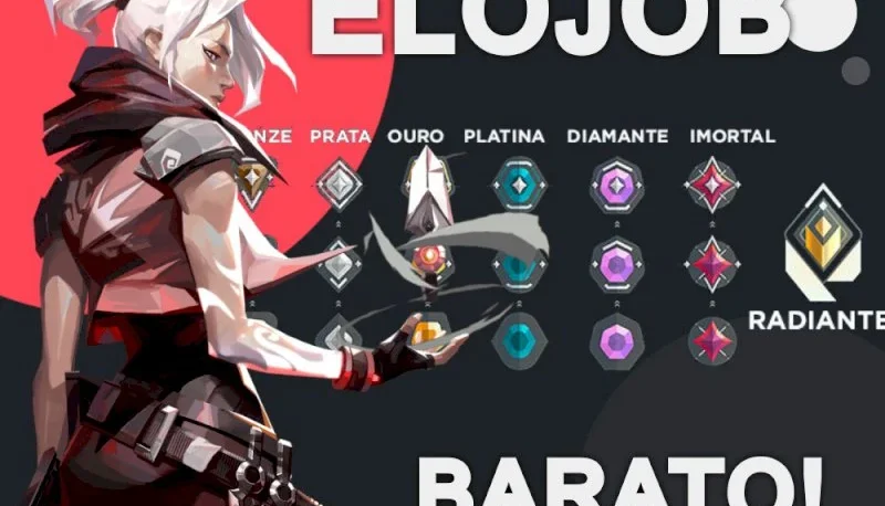 Elojob Valorant | Do Ferro Ao Imortal | ( Por Divisão )