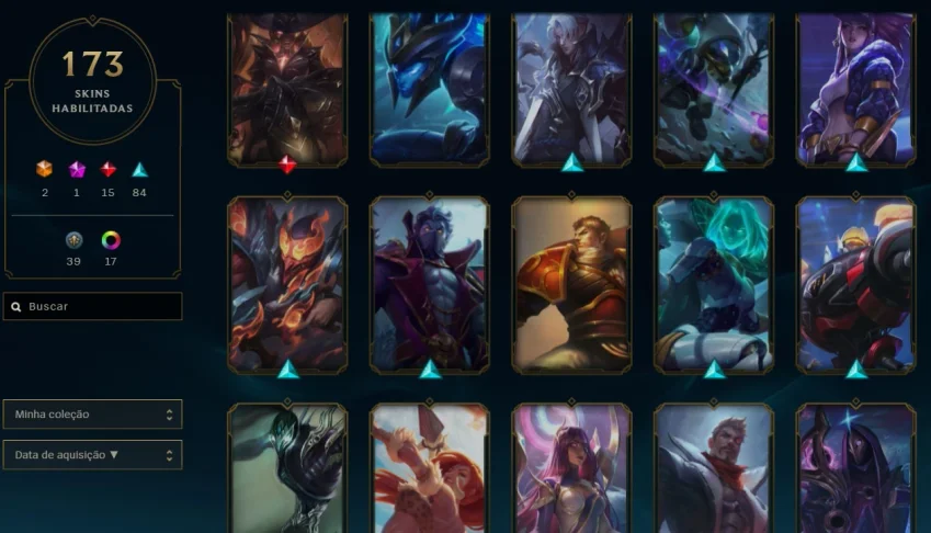 Conta Lol Platina 4 duo/flex Main ADC