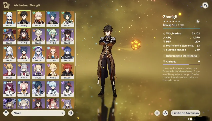 Conta Genshin Impact Rank 56