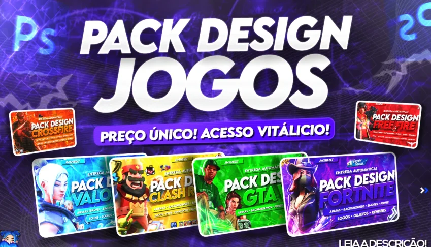 Pack Design (Jogos) - Imagens Em Png, Acessórios E Etc...
