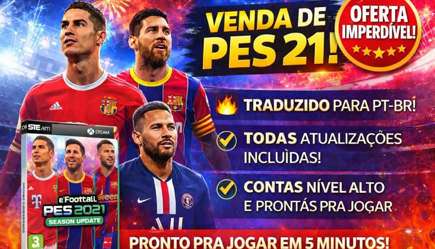 PES 2021 De PC Original à Venda