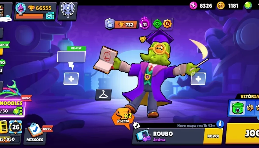 Conta brawl stars 66K, 104/104 BRAWLERS, 40+ HIPERCARGAS,40p