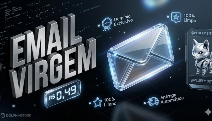 📧 Email Virgem 🔥 | Pronto Para Uso + Entrega Auto