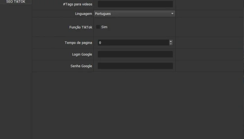 Programa para gerar #tags Tiktok