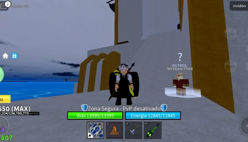 conta blox fruits, lvl max, robux gastos, soul guitar etc