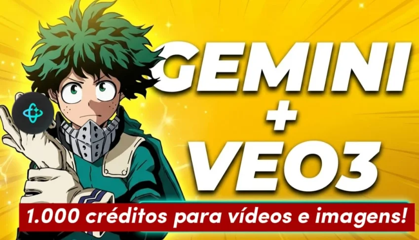1 Mês Gemini Pro 1000 Créditos No Flow + Veo 3