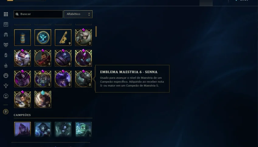  VENDO CONTA LOL com 5473 RP's parado