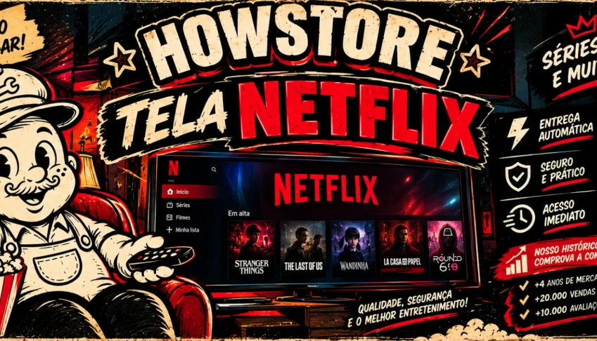 Netflix 4K Tela Privada 30 Dias! - Entrega Automática!