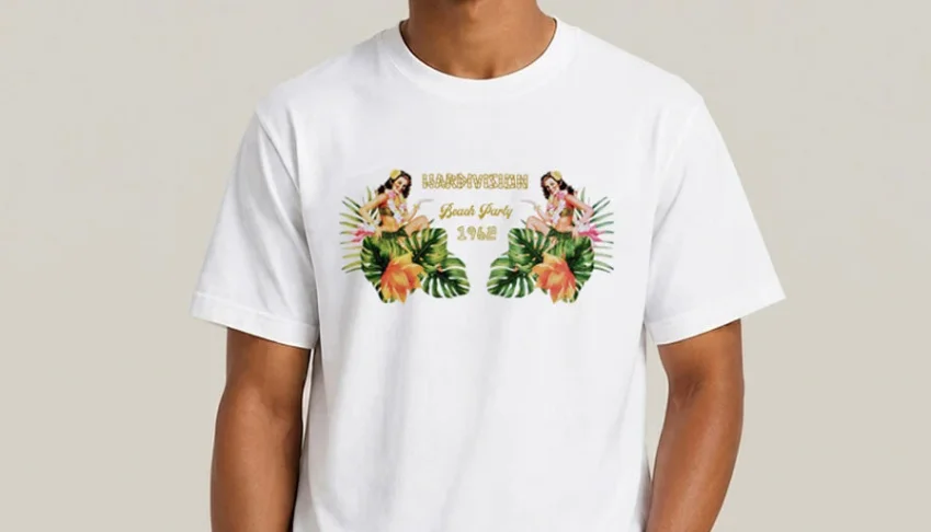 Camiseta Branca Beach
