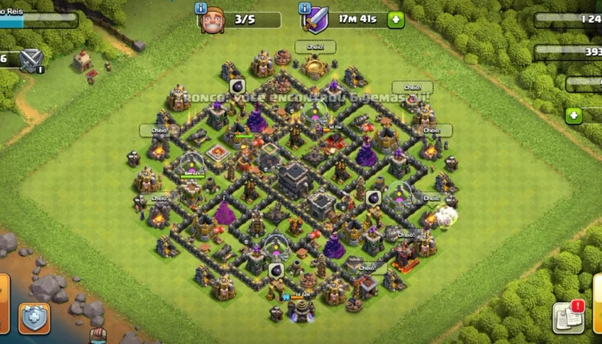 2 Em 1, Clash Of Clans Cv9 E Clash Royale Arena 15