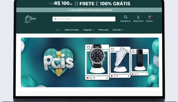 Loja Clube Pronta WordPress – 2025