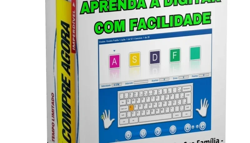 Domine a Digitação, Aprenda a Escrever com Velocidade