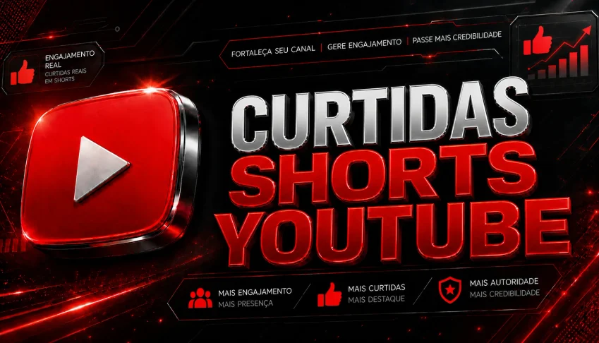 Curtidas Shorts Youtube [Entrega Rápida|Menor Preço!]