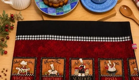 Pano de Prato Sacaria Preta Padaria