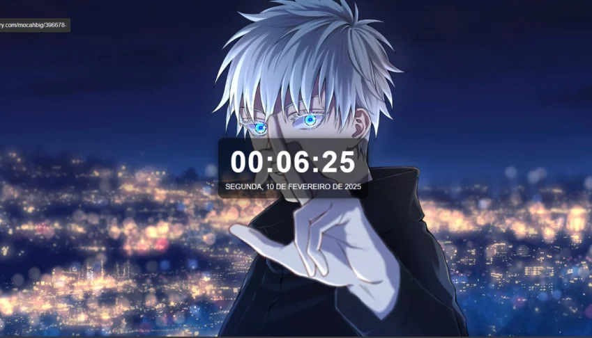 +1000 Wallpapers de Anime para Área de Trabalho com Relógio