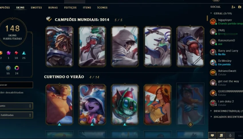 Conta League of Legends