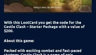 Starter pack - Castle Clash