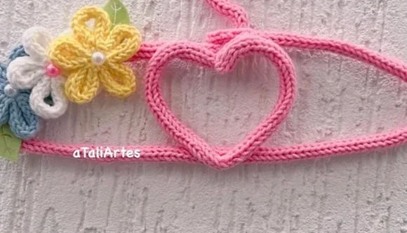 Cabide Decorativo Personalizado em Tricotin