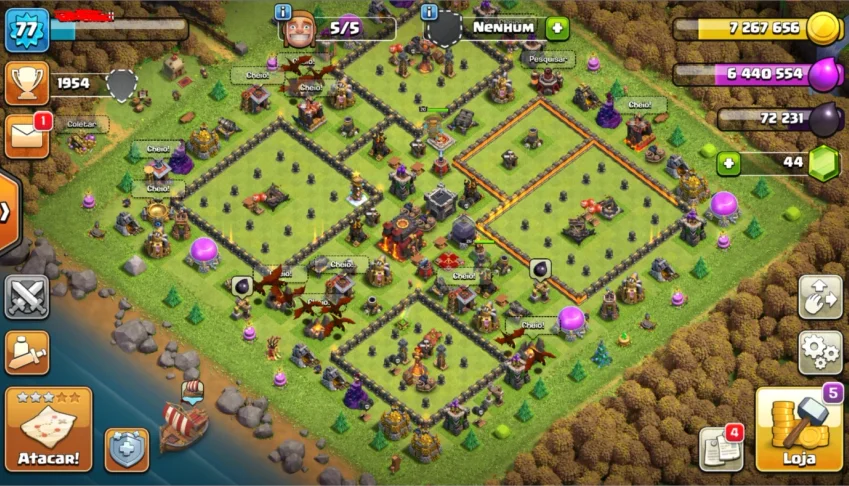CONTA CLASH OF CLANS CV10