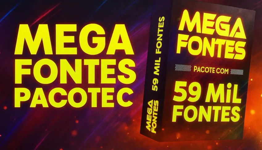 Super Pack Fontes 59.000 Modelos Variados