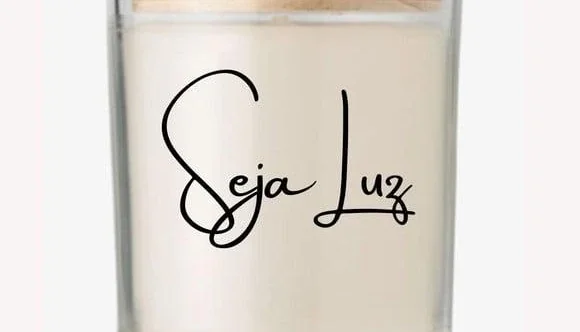 Vela Perfumada Personalizada 200g