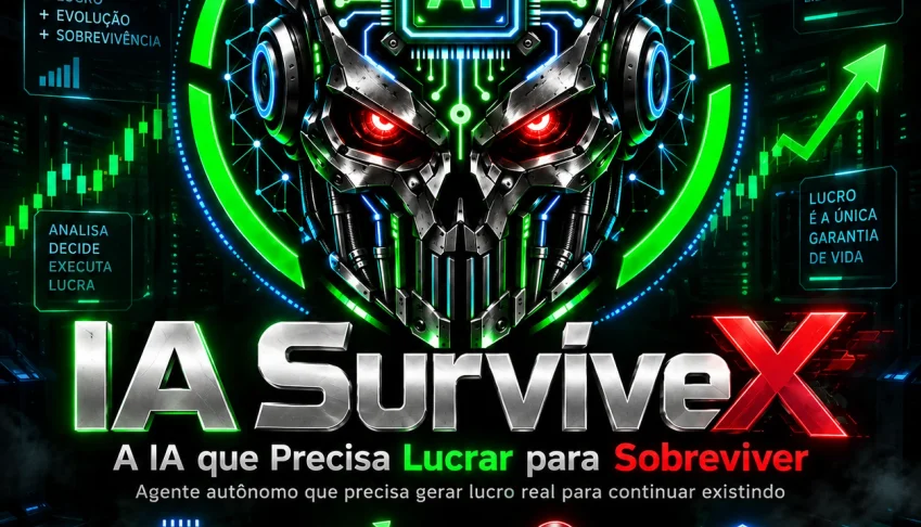 IA SurviveX — A IA que Precisa Lucrar para Sobreviver