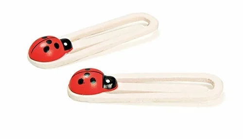 Clipes Joaninha 3,9 cm - Pacote com 12
