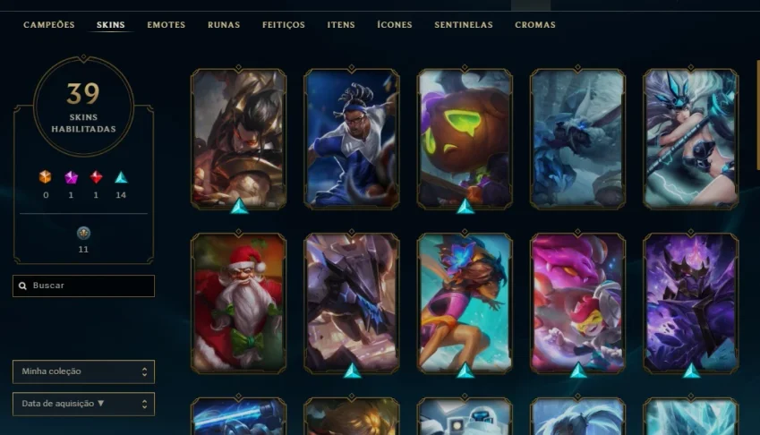 Conta de League Of Legends e Valorant