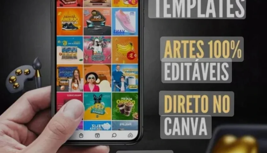 + 12.000 Posts Prontos (Canva) 100% Editaveis + Bônus