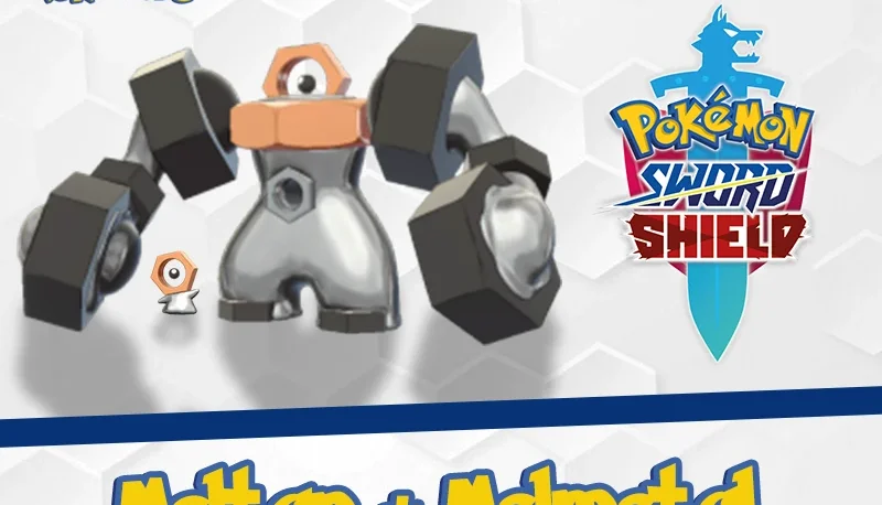 Meltan + Melmetal Shiny - Pokémon Pikachu Eevee Sword Shield
