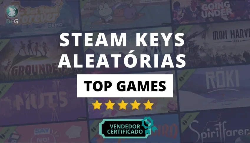 STEAM KEY JOGO ALEATÓRIO