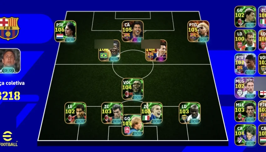 Conta efootball mobile