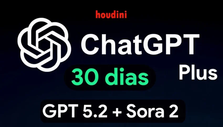 ChatGPT Plus + GPT 5.2 + Sora - Só Sua - 30 Dias
